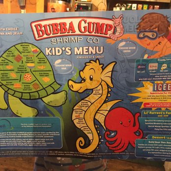 Bubba Gump Shrimp - Kids menu - Seafood Near Me - Long Beach, California Bubba Gump Shrimp - Kids menu - Seafood Near Me - Long Beach, California