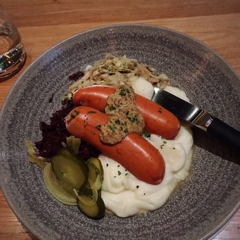 Schroeder's - Knackwurst plate, with an additional sausage for $6 extra. - Pubs Near Me - San Francisco, California Schroeder's - Knackwurst plate, with an additional sausage for $6 extra. - Pubs Near Me - San Francisco, California