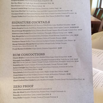 Tommy Bahama - Cocktail menu as of 11.13.15 - Seafood Near Me - Kihei, Hawaii Tommy Bahama - Cocktail menu as of 11.13.15 - Seafood Near Me - Kihei, Hawaii