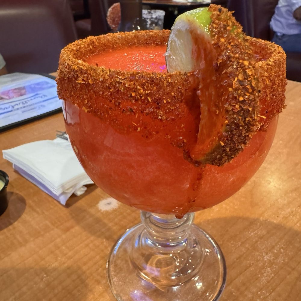 El Calamar - Strawberry Margarita - Mexican Near Me - Santa Ana, California