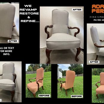 Adaj Perry - Antique Martha Washington Chair.... - Furniture Reupholstery Near Me