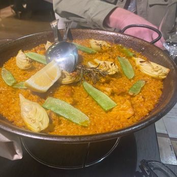 Puerta del Sol - Paella Valenciana (chicken) - Tapas/Small Plates Near Me - San Jose, California Puerta del Sol - Paella Valenciana (chicken) - Tapas/Small Plates Near Me - San Jose, California