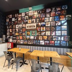 Me Gusta Tacos - Inside record wall