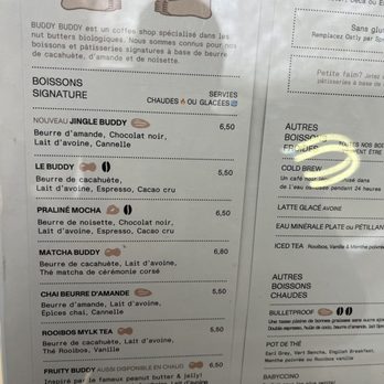 BUDDY BUDDY - Coffee & Tea Near Me - Paris