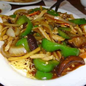 Kon Chau Restaurant - Shredded Pork Chow Mein. - Dim Sum Near Me - Miami, Florida