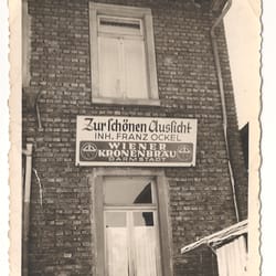Zur Schönen Aussicht - Ein altes bild vom cafe