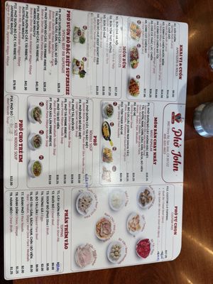 Menu photo 3 Pho John San Jose, CA Menu photo 3 Pho John San Jose, CA
