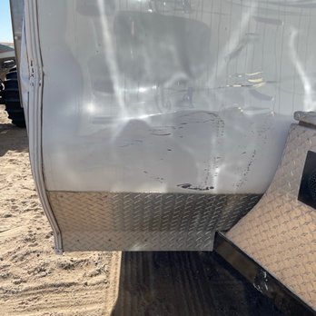 Desert RV Service & Repair - Trailer damage from jackknife - RV Repair Near Me - Brawley, California