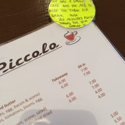 Small cafe so 20 minute time limit for drinks-only orders