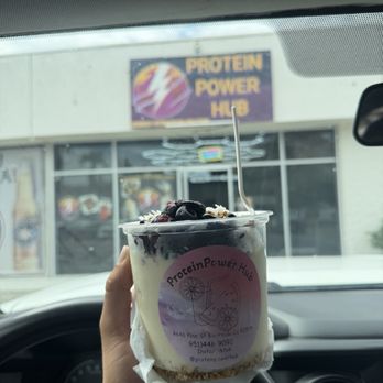 Protein Power Hub - Piña colada acai - Juice Bars & Smoothies Near Me - Riverside, California Protein Power Hub - Piña colada acai - Juice Bars & Smoothies Near Me - Riverside, California