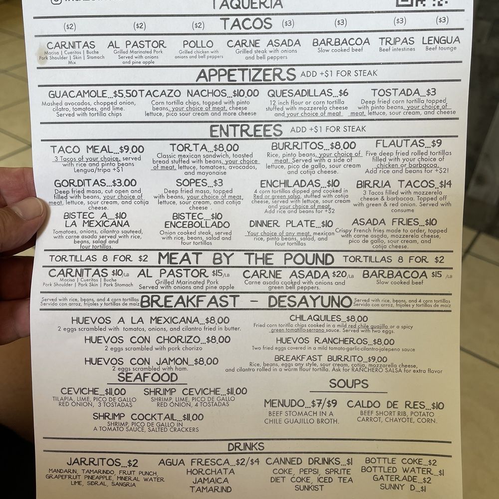 El Tacazo - Menu - Mexican Near Me - Florida City, Florida El Tacazo - Menu - Mexican Near Me - Florida City, Florida