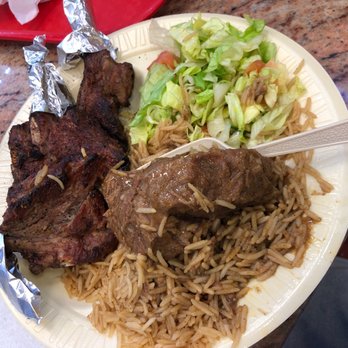 Kabob Palace - Lamb Chop with rice. - Afghan Near Me - Arlington, Virginia