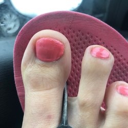 Allure Nails - Scuffed polish.