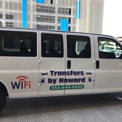 Howards Transportation - Howard at the airport
