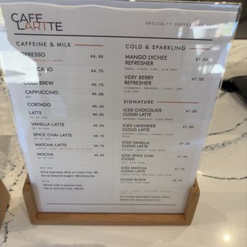 Cafe L-ART-TE - Menu (soft opening) - Coffee & Tea Near Me - Sunnyvale, California Cafe L-ART-TE - Menu (soft opening) - Coffee & Tea Near Me - Sunnyvale, California