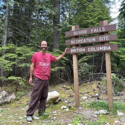 Begbie Falls - The entrance sign