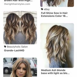 Creative Images Institute of Cosmetology - These are pictures I showed her for reference. I HAD AN ENTIRE PINTEREST BOARD.