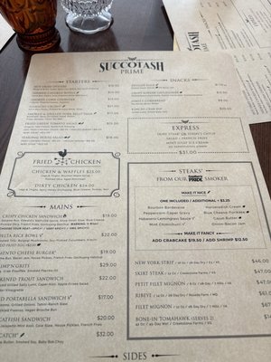 Menu photo 4 Succotash Prime Washington, DC, DC