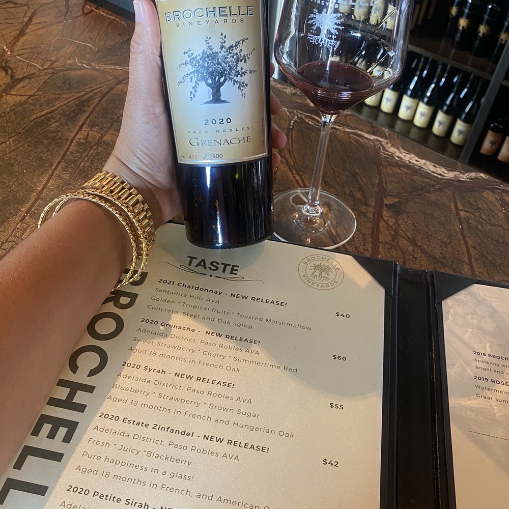 Brochelle Vineyards - Winning - Wine Tasting Room Near Me - Paso Robles, California