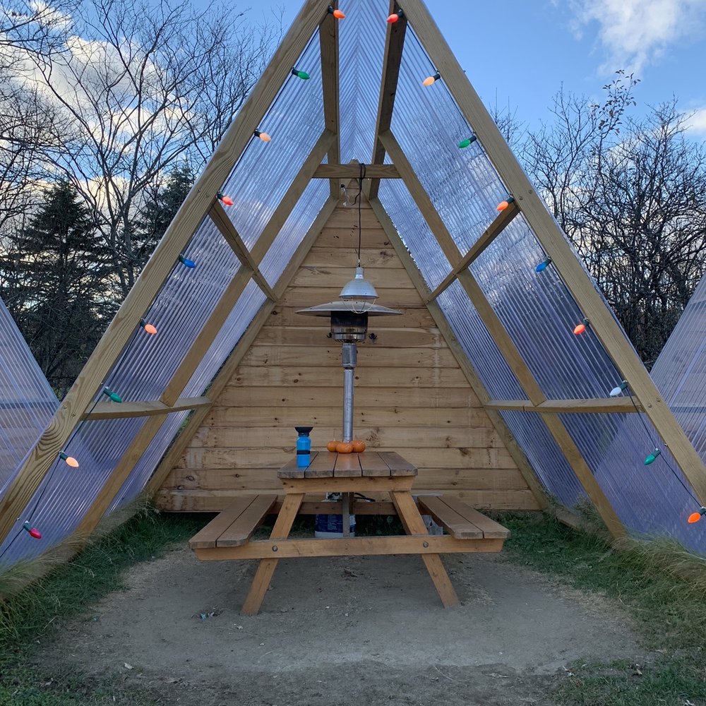 Oxbow Beer Garden - There are several of these huts with heat lamps - Beer Gardens Near Me - Oxford, Maine Oxbow Beer Garden - There are several of these huts with heat lamps - Beer Gardens Near Me - Oxford, Maine