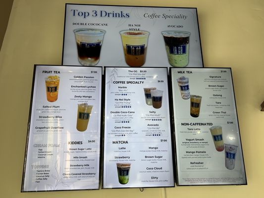 Menu photo 1 La Ca Coffee House Suwanee, GA