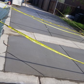 A1 Engineering Service - Fresh poured, matched existing lines nicely - Masonry/Concrete Near Me - Olivehurst, California