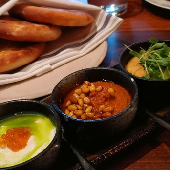 Aziza - Trio of spreads - Moroccan Near Me - San Francisco, California