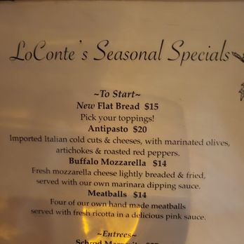 Lo Conte's Restaurant - Italian Near Me - Boston, Massachusetts