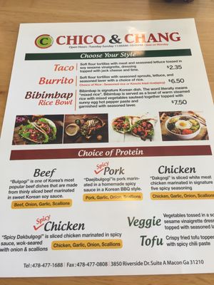 Menu photo 4 Chico and Chang Macon, GA
