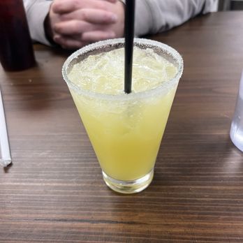 Chiri's Latin Kitchen - Pineapple margarita with sugar rim - Tacos Near Me - Poquoson, Virginia Chiri's Latin Kitchen - Pineapple margarita with sugar rim - Tacos Near Me - Poquoson, Virginia