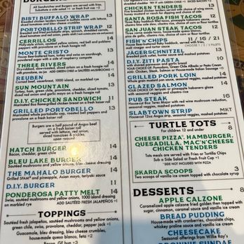 Turtle Mountain Brewing - South - Menu - New American Near Me - Rio Rancho, New Mexico Turtle Mountain Brewing - South - Menu - New American Near Me - Rio Rancho, New Mexico
