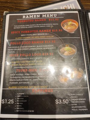 Menu photo 2 Ramen Bar Ichi Houston, TX