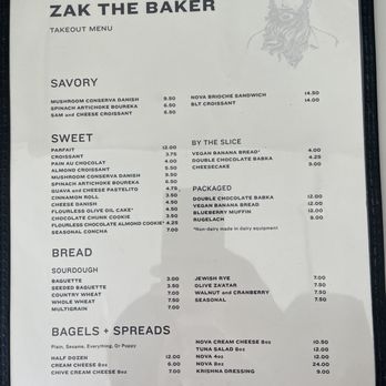 Zak The Baker - Menu - Kosher Near Me - Miami, Florida