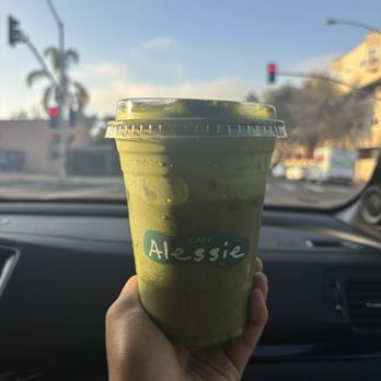 Cafe Alessie - Double matcha - Cafes Near Me - San Diego, California