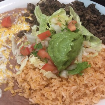 El Burrito Grill - Bf's plate ... I took a bite, so yummy! - Mexican Near Me - Long Beach, California