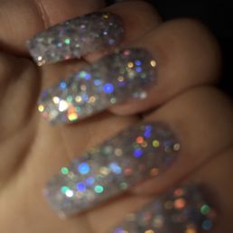 Glitter nails Glitter nails