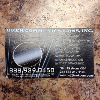 BREK Communications - Telecommunications Near Me - Orange, California