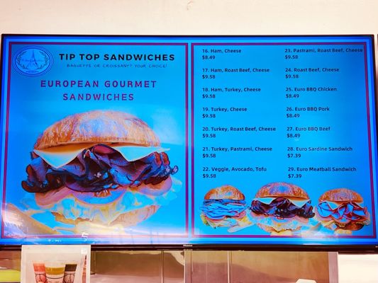 Menu photo 2 Tip Top's Sandwiches Rosemead, CA Menu photo 2 Tip Top's Sandwiches Rosemead, CA