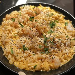 Vinodiario - Arroz al estilo Thai curry con gambas