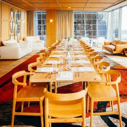 Our private dining room setup was spectacular.