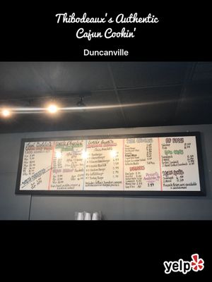 Menu photo 4 Thibodeaux's Authentic Cajun Cookin' Duncanville, TX Menu photo 4 Thibodeaux's Authentic Cajun Cookin' Duncanville, TX