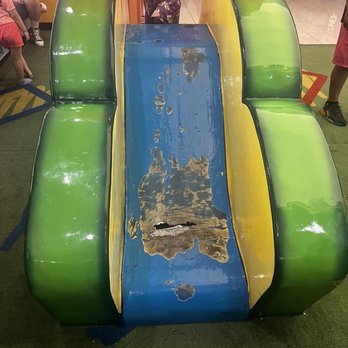Glendale Galleria - The slide is ripped and run down, stains on the carpet. Hasn't been cleaned in months/years. - Shopping Centers Near Me - Glendale, California Glendale Galleria - The slide is ripped and run down, stains on the carpet. Hasn't been cleaned in months/years. - Shopping Centers Near Me - Glendale, California