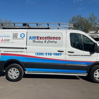 Air Excellence Heating & Cooling - Reliable Fleet to get to your home or business quickly. - Heating & Air Conditioning/HVAC Near Me - Tucson, Arizona Air Excellence Heating & Cooling - Reliable Fleet to get to your home or business quickly. - Heating & Air Conditioning/HVAC Near Me - Tucson, Arizona