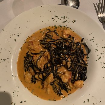 Sanducci's Trattoria - Squid ink pasta with lobster - Italian Near Me - River Edge, New Jersey Sanducci's Trattoria - Squid ink pasta with lobster - Italian Near Me - River Edge, New Jersey