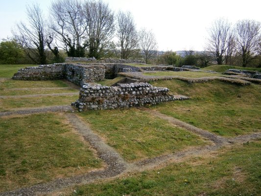 Richborough Roman Fort and Amphitheatre by null