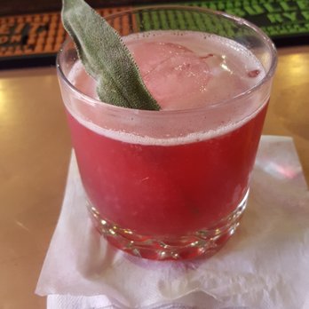 Belle's Cocktail House - #DealersChoice #KnobCreekRye #LemonJuice #BlueberrySageLrmonSyrup #SlappedFreshSage  #CraftCocktails - Cocktail Bars Near Me - Lexington, Kentucky