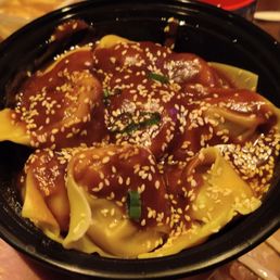 Sesame wontons Sesame wontons