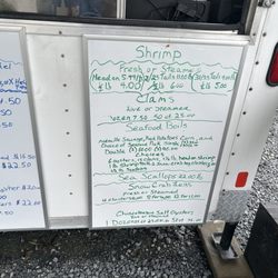 The Shrimp Box - Menu