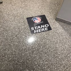 Town of Flower Mound - Sign on the floor