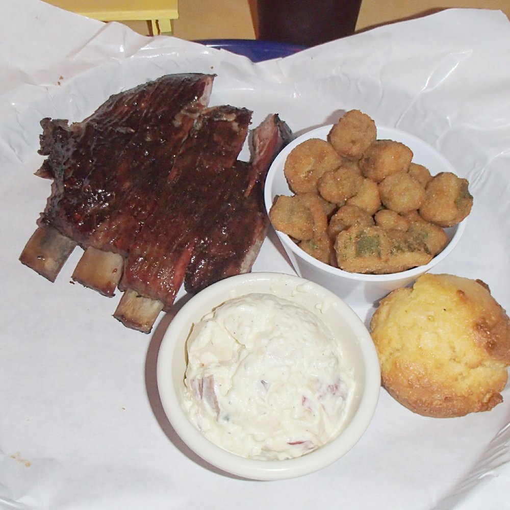 Colt's Pig Stand - St. Louis style ribs, fried okra and coleslaw - Barbeque Near Me - Ormond Beach, Florida Colt's Pig Stand - St. Louis style ribs, fried okra and coleslaw - Barbeque Near Me - Ormond Beach, Florida